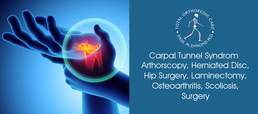 Carpal Tunnel Syndrome, Arthorscopy, Herniated Disc, Hip Surgery, Laminatectomy, Osteoarthritis, Scoliosis, Surgery 